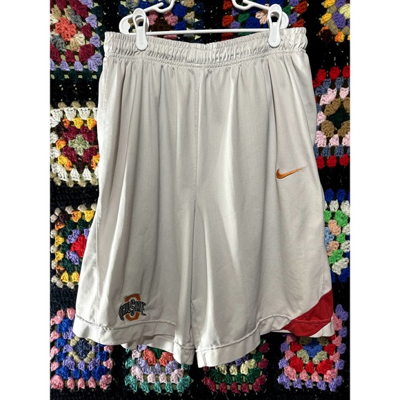 Vintage Ohio State University Basketball Shorts 90s Nike Made in USA Xtra-Large - Picture 1 of 6